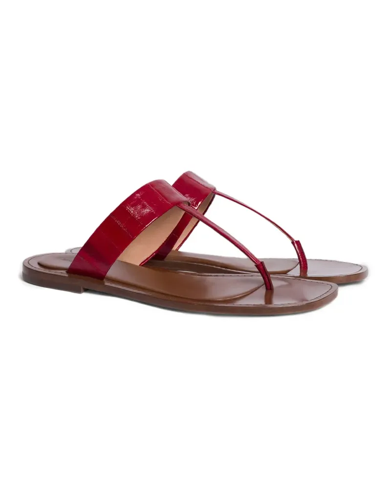 Alberta Ferretti Sandalen mit Zehenriemen - Rot Rot