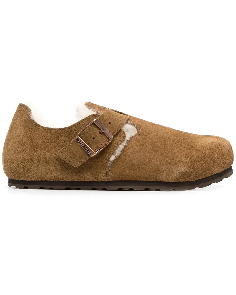 Birkenstock London Slipper aus Wildleder - Braun Braun