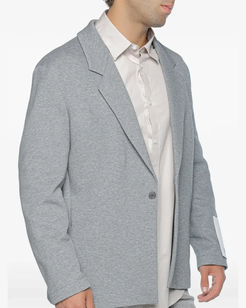 Drykorn Nolen logo-patch jacket - Grau Grau