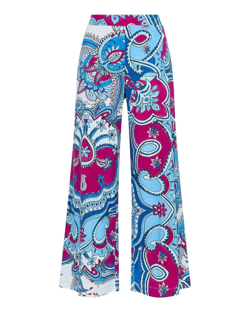 Maliparmi paisley straight trousers - Rosa Rosa