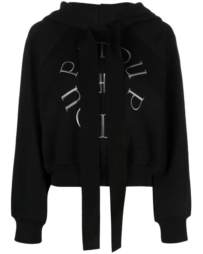 Patou Medallion Hoodie aus Baumwolle - Schwarz Schwarz