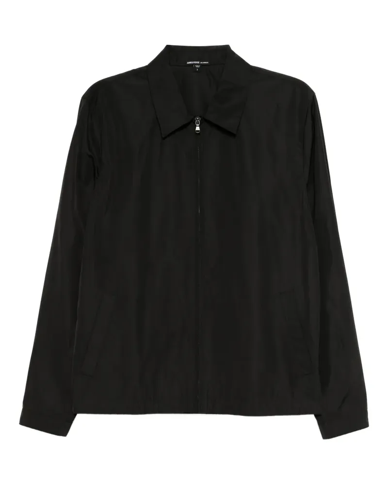 James Perse Leichte Jacke mit Reißverschluss - Schwarz Schwarz