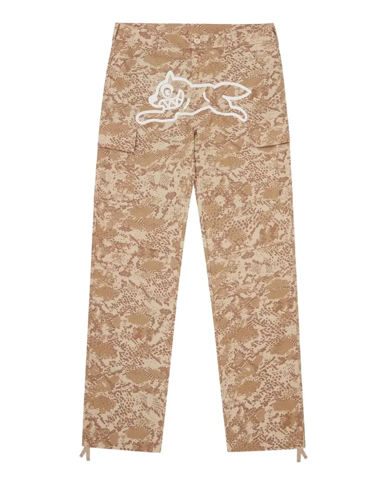 ICECREAM print cargo trousers - Braun Braun