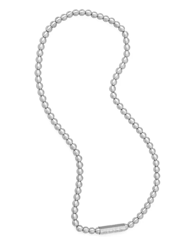 HUGO BOSS Halskette mit Perlen - Silber Silber