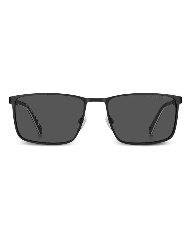Tommy Hilfiger Sonnenbrille mit eckigem Gestell - Schwarz Schwarz