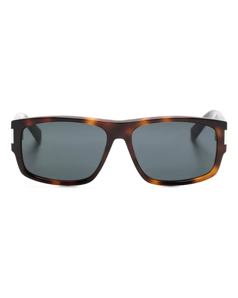 Saint Laurent SL 689 Sonnenbrille mit eckigem Gestell - Braun Braun