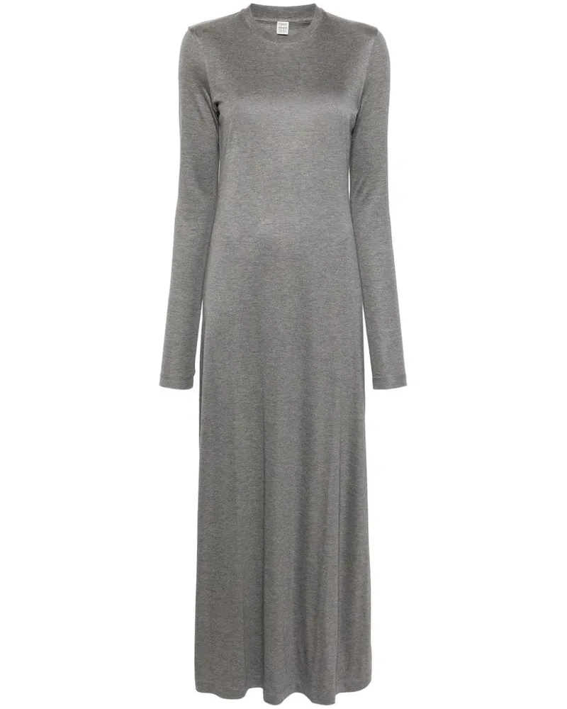 Totême Maxikleid aus Lyocell-Jersey - Grau Grau