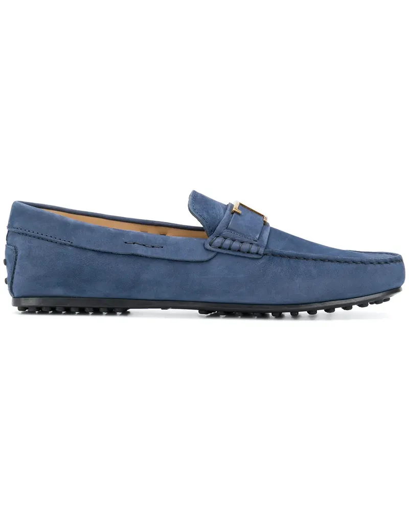TOD'S Loafer mit T-Schild - Blau Blau