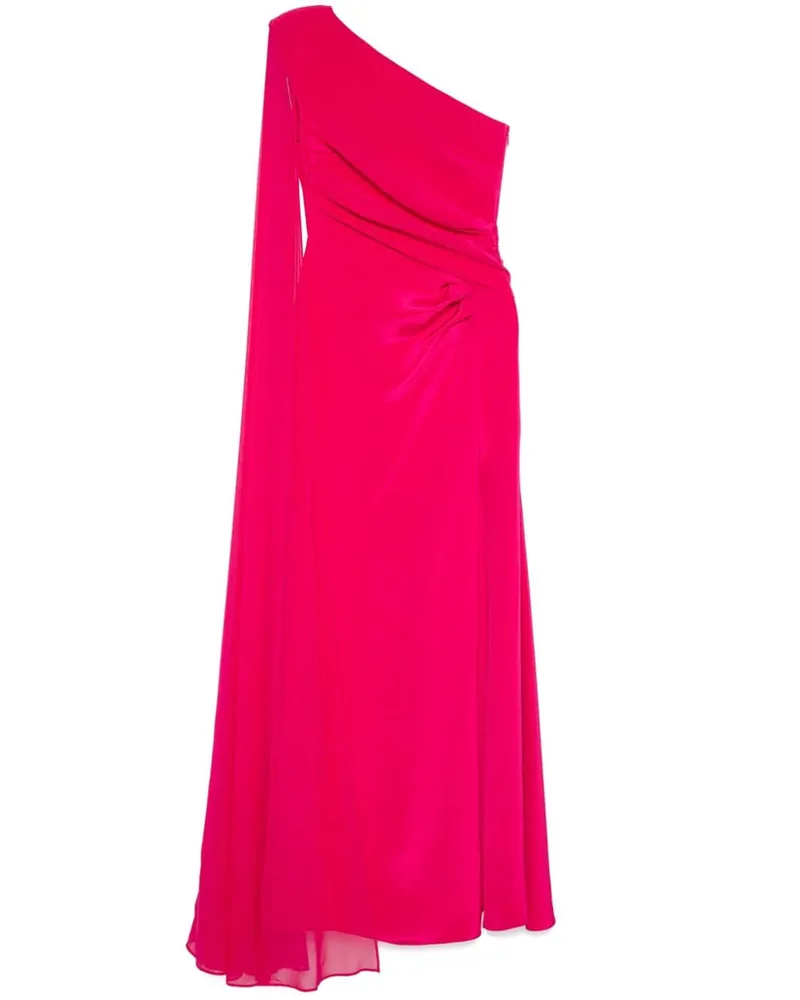 Roland Mouret Asymmetrisches Abendkleid - Rosa Rosa