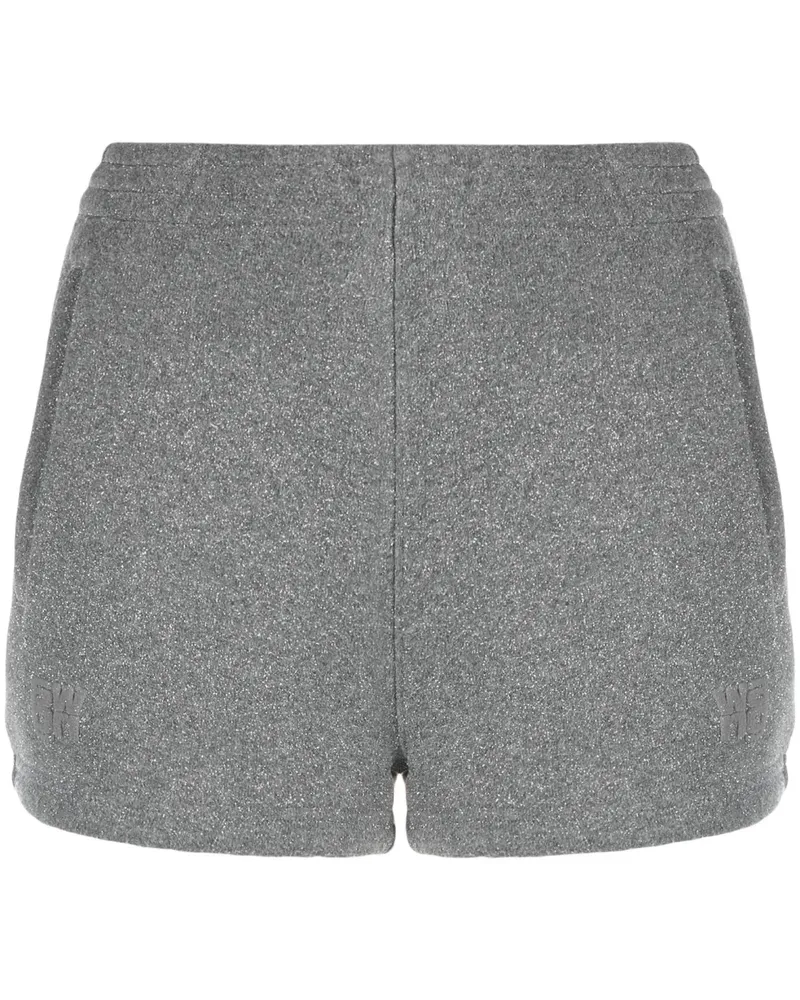Alexander Wang Metallische Shorts - Grau Grau