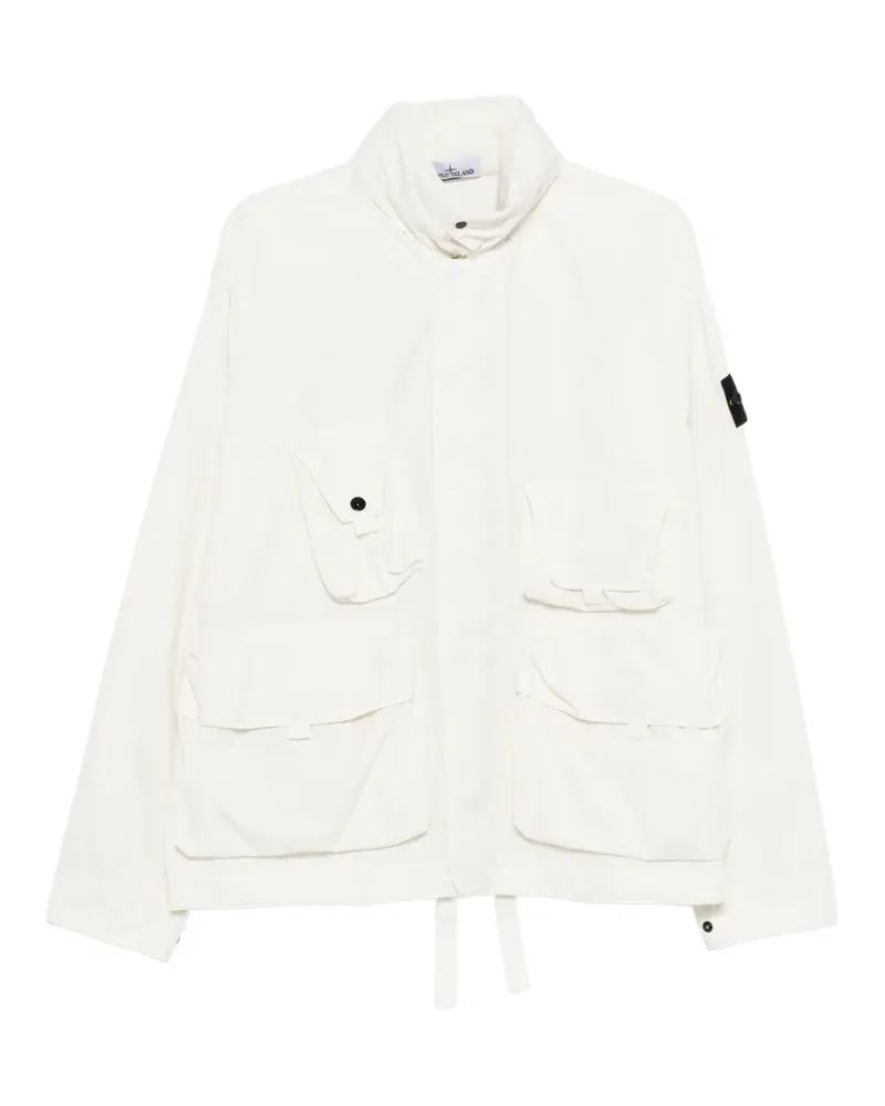Stone Island pocket zip jacket - Weiß Weiß