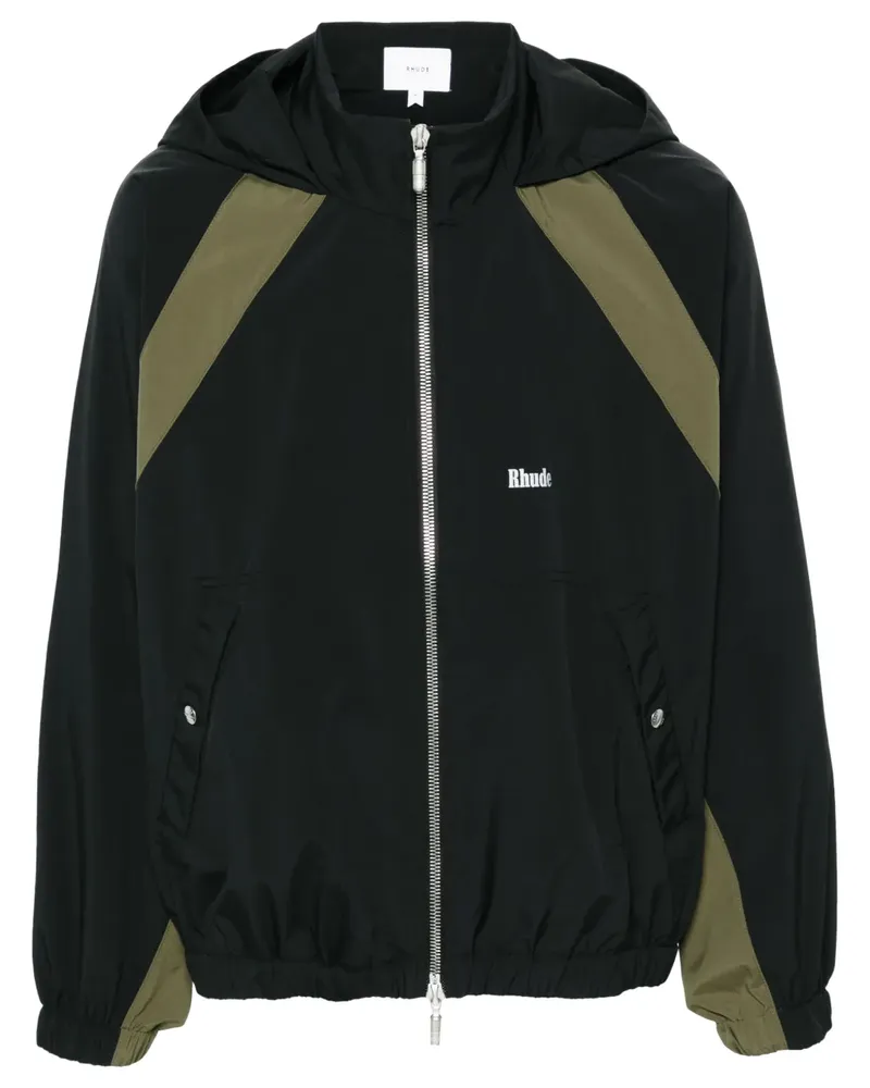 RHUDE Aerial Sportjacke - Schwarz Schwarz