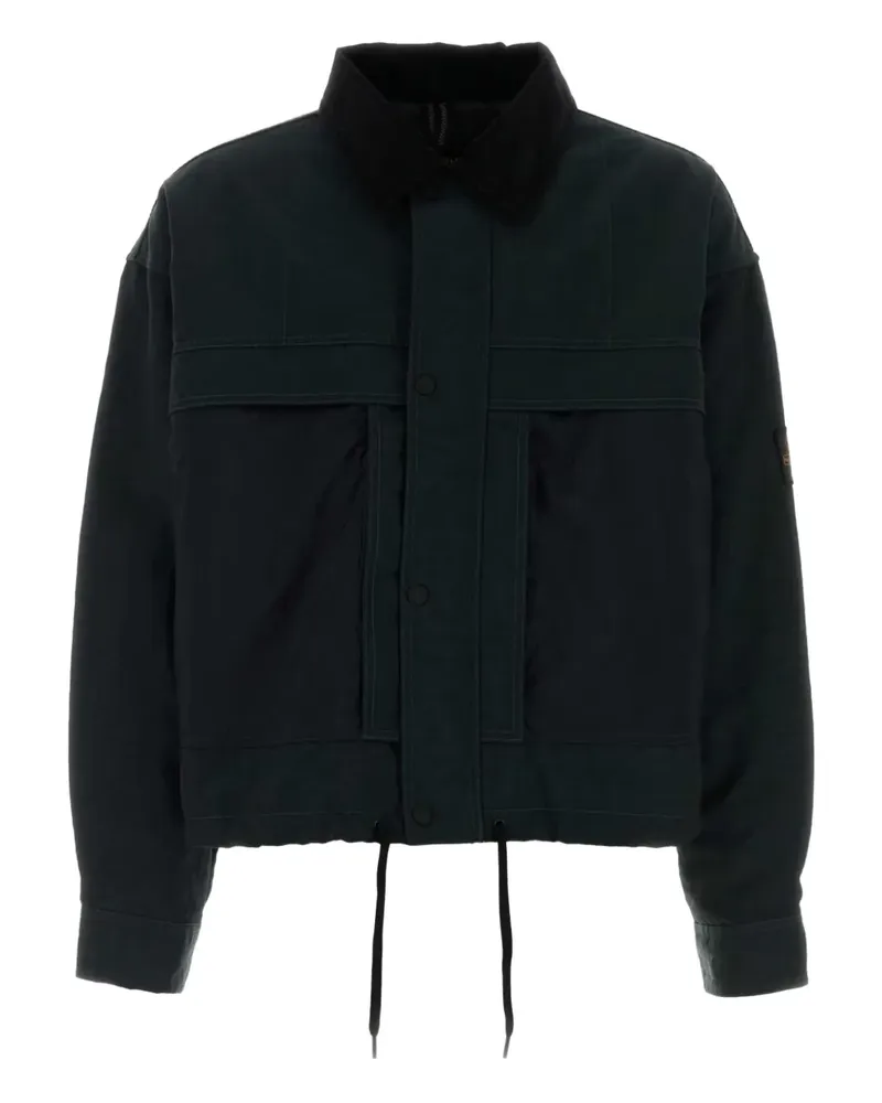 RefrigiWear Tobias Jacke mit Cordkragen - Schwarz Schwarz