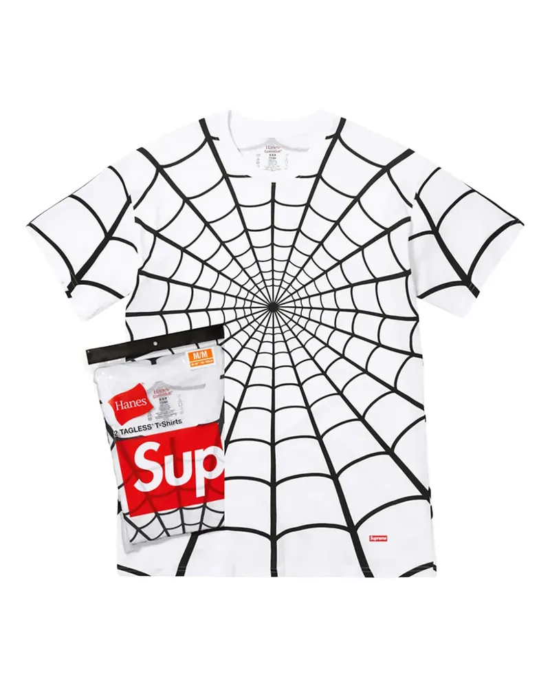 Supreme Being x Hanes Spider-Man Tagless T-shirts (set of two) - Weiß Weiß