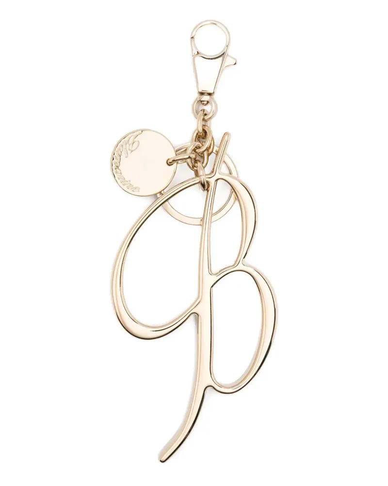 Blumarine Schlüsselanhänger mit B-Anhänger - Gold Gold