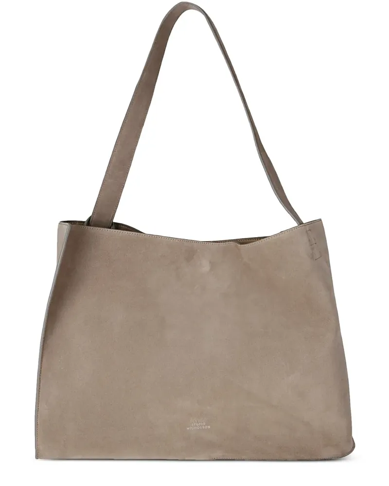 Studio Nicholson Tasche aus Wildleder - Nude Nude