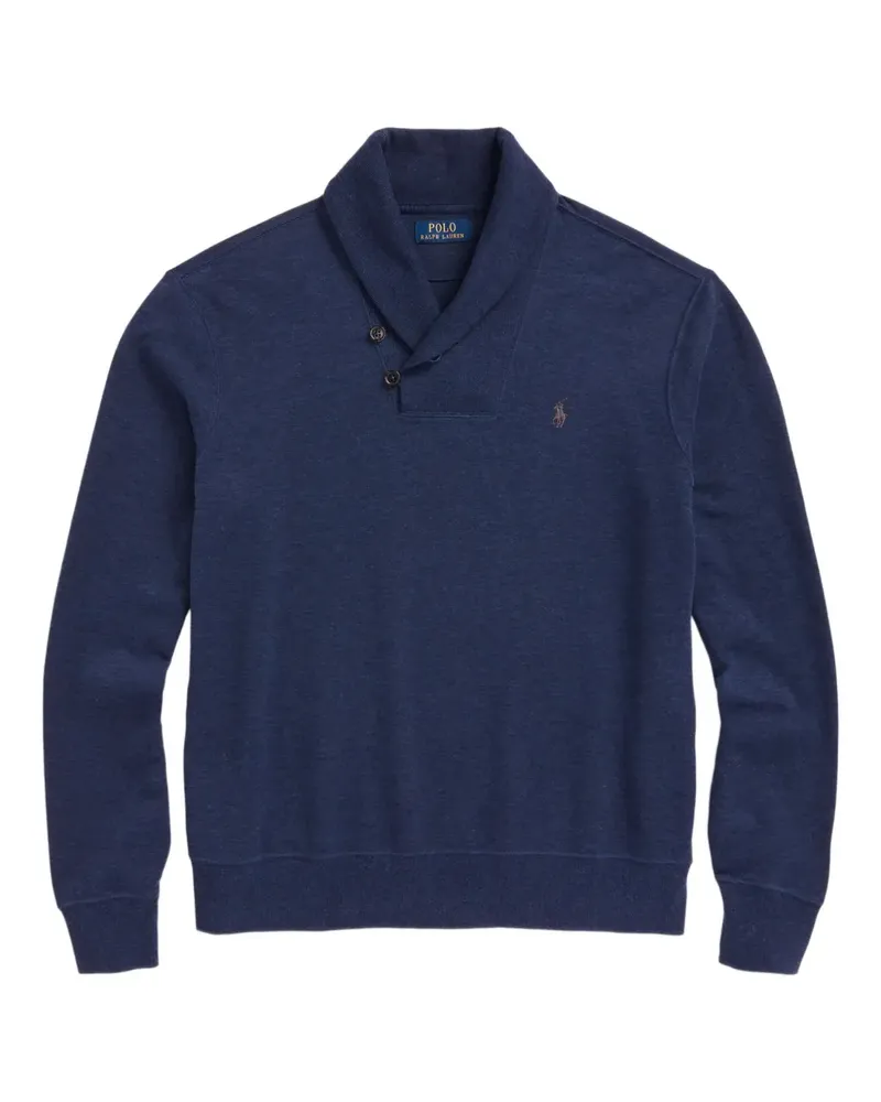 Ralph Lauren Pullover mit geknöpftem Schalkragen - Blau Blau