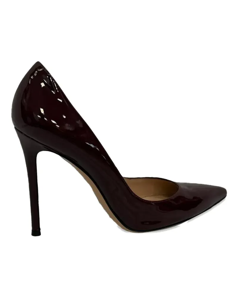 Gianvito Rossi Pumps aus Lackleder mit spitzer Kappe - Rot Rot