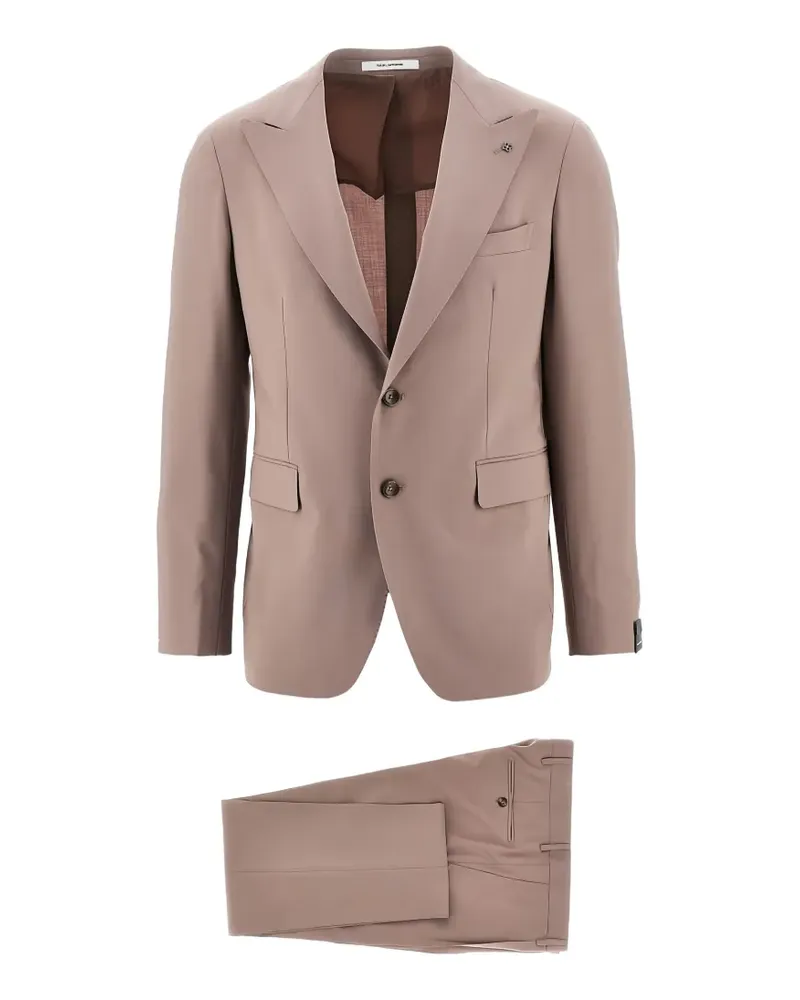 Tagliatore single-breasted peak-lapel suit - Rosa Rosa