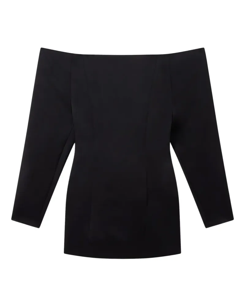 Stella McCartney Schulterfreies Minikleid - Schwarz Schwarz