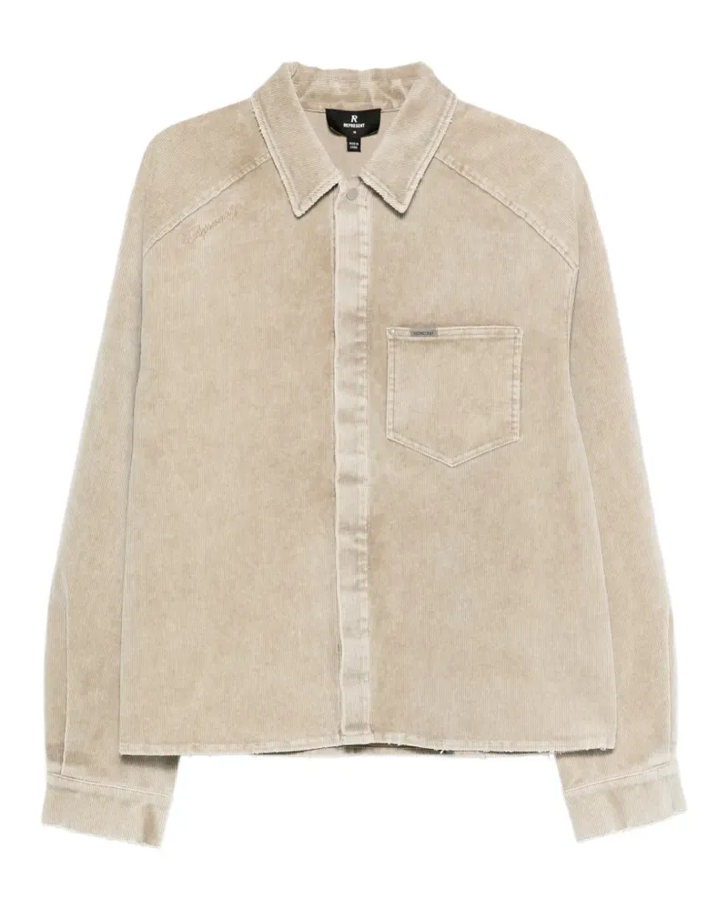 REPRESENT Sierra patch-pocket shirt - Nude Nude