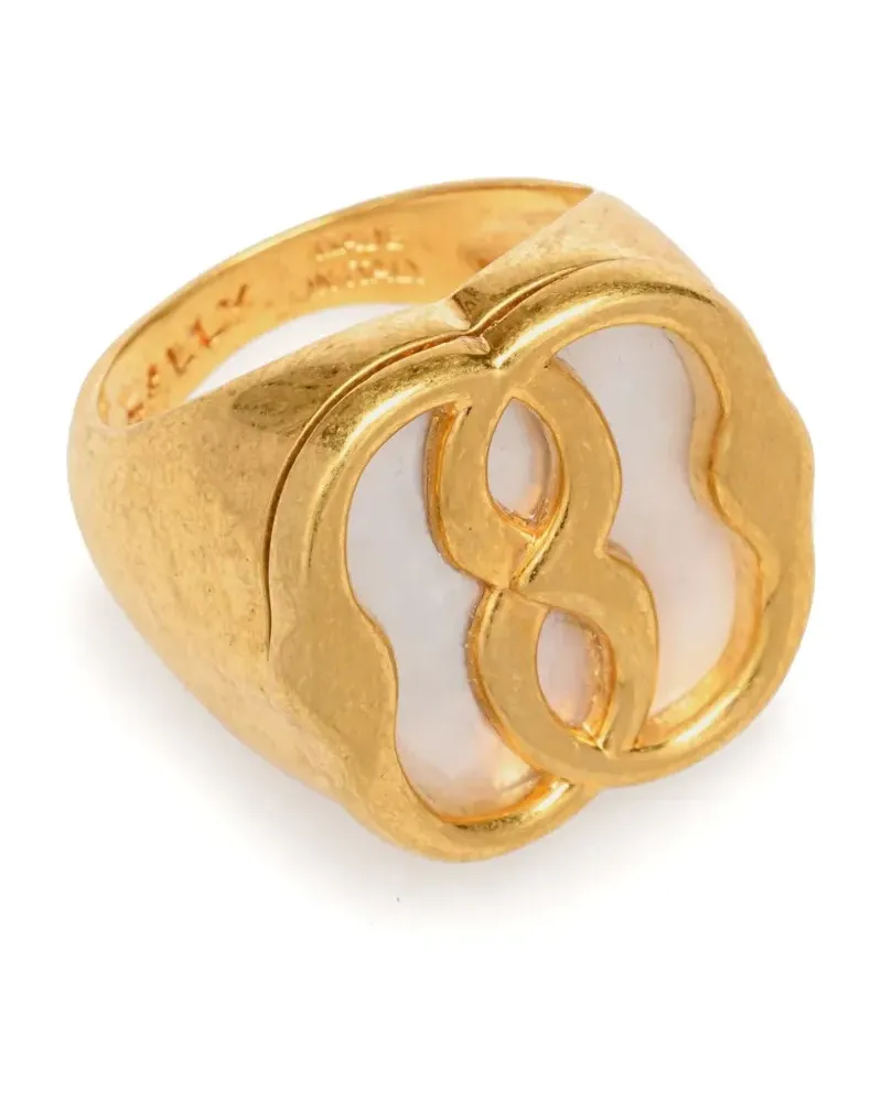 Bally Emblem Ring - Gold Gold