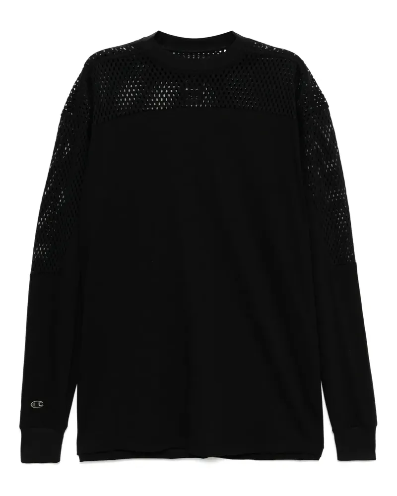 Rick Owens Girdered T-Shirt - Schwarz Schwarz