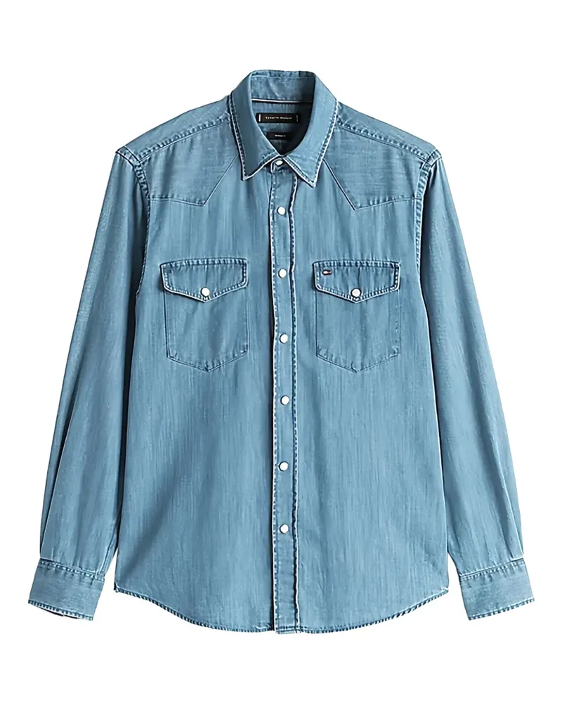 Tommy Hilfiger Jeanshemd im Western-Look - Blau Blau
