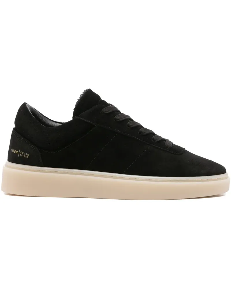 Low Brand Sneakers aus Wildleder - Schwarz Schwarz