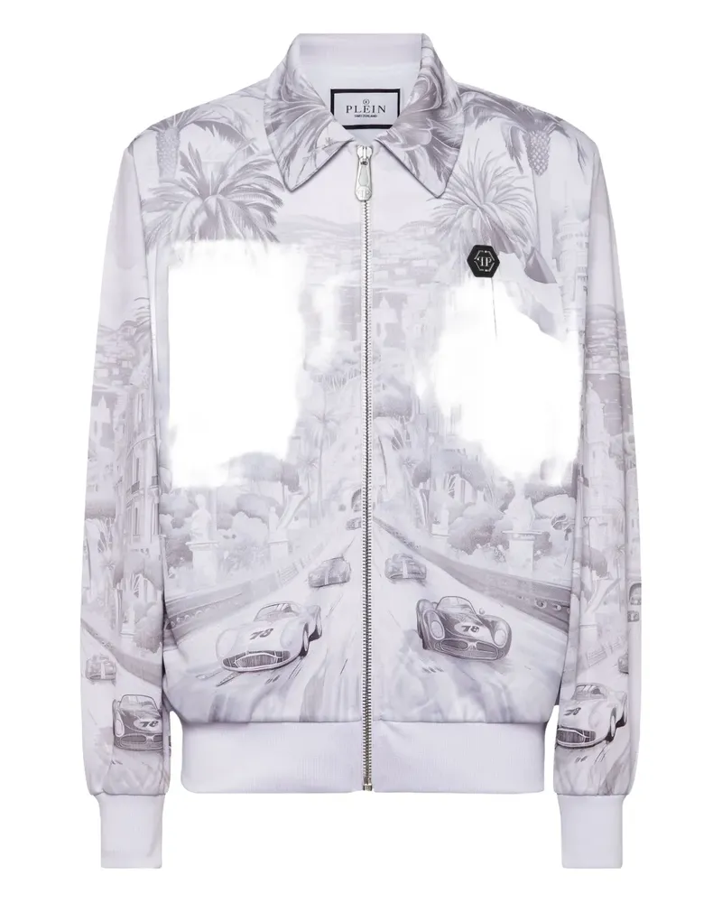 Philipp Plein Montecarlo Sportjacke - Weiß Weiß