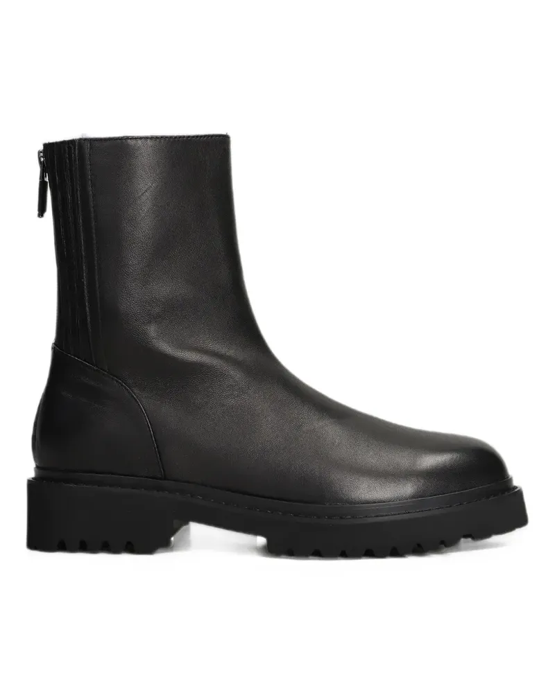 Lola Cruz ribbed-panel chelsea boots - Schwarz Schwarz