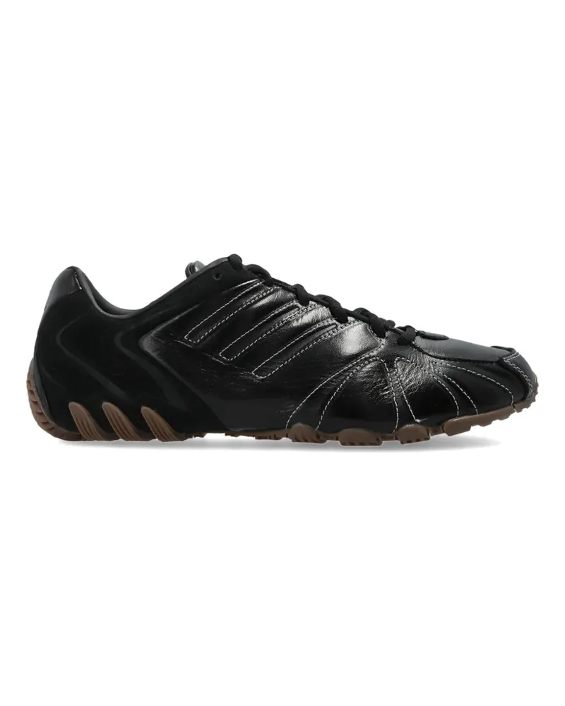 adidas leather sneakers - Schwarz Schwarz