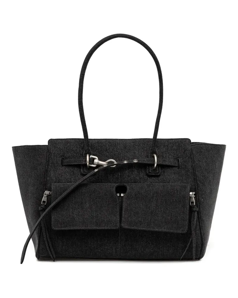 Miss Sixty flap-pocket tote bag - Grau Grau