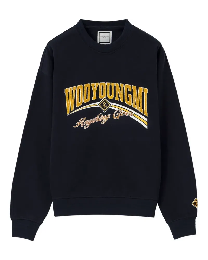 Wooyoungmi Sweatshirt mit Logo - Blau Blau
