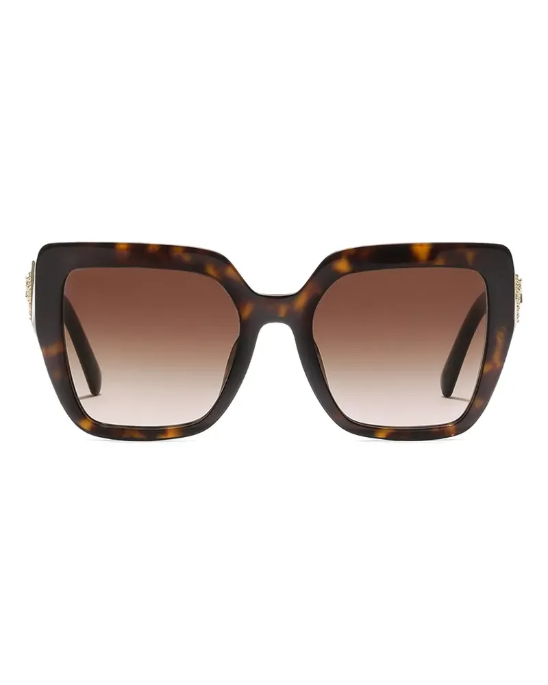 Dolce & Gabbana Devotion square-frame sunglasses - Braun Braun