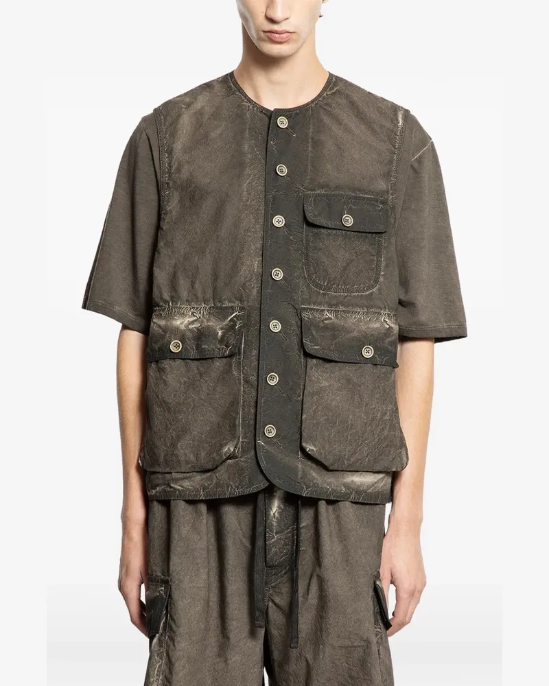 Uma Wang button pocket coat - Braun Braun