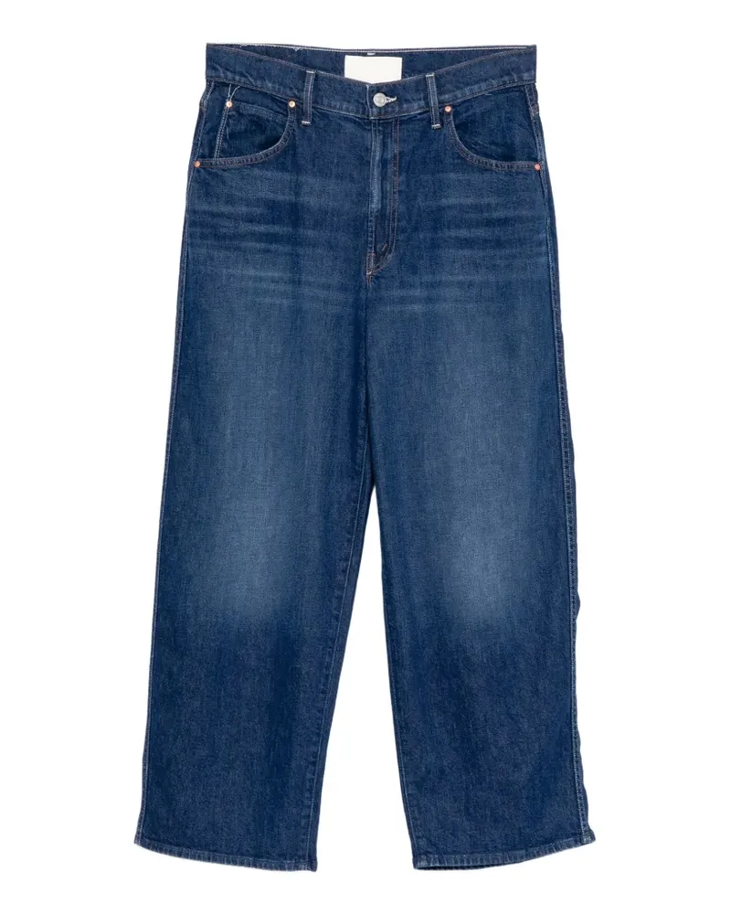 Mother Weite Jeans im Five-Pocket-Design - Blau Blau