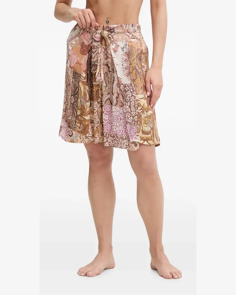 Liu Jo paisley-print beach cover-up - Nude Nude