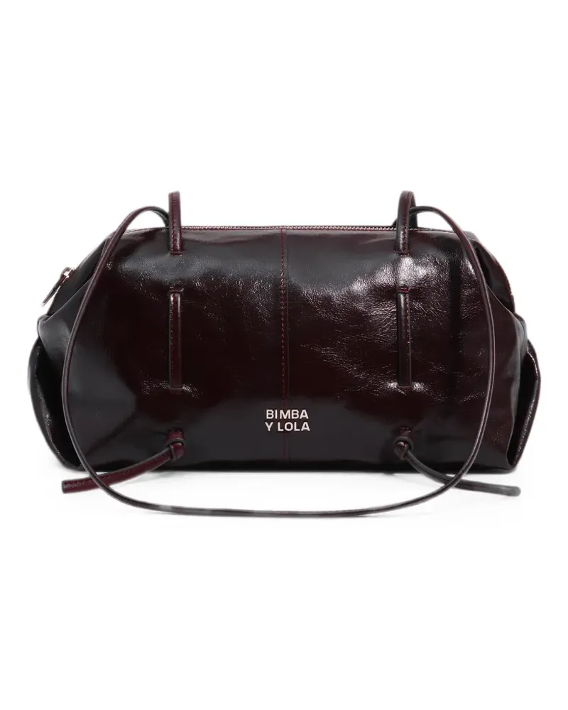 BIMBA Y LOLA Lolita Tasche aus Leder - Rot Rot