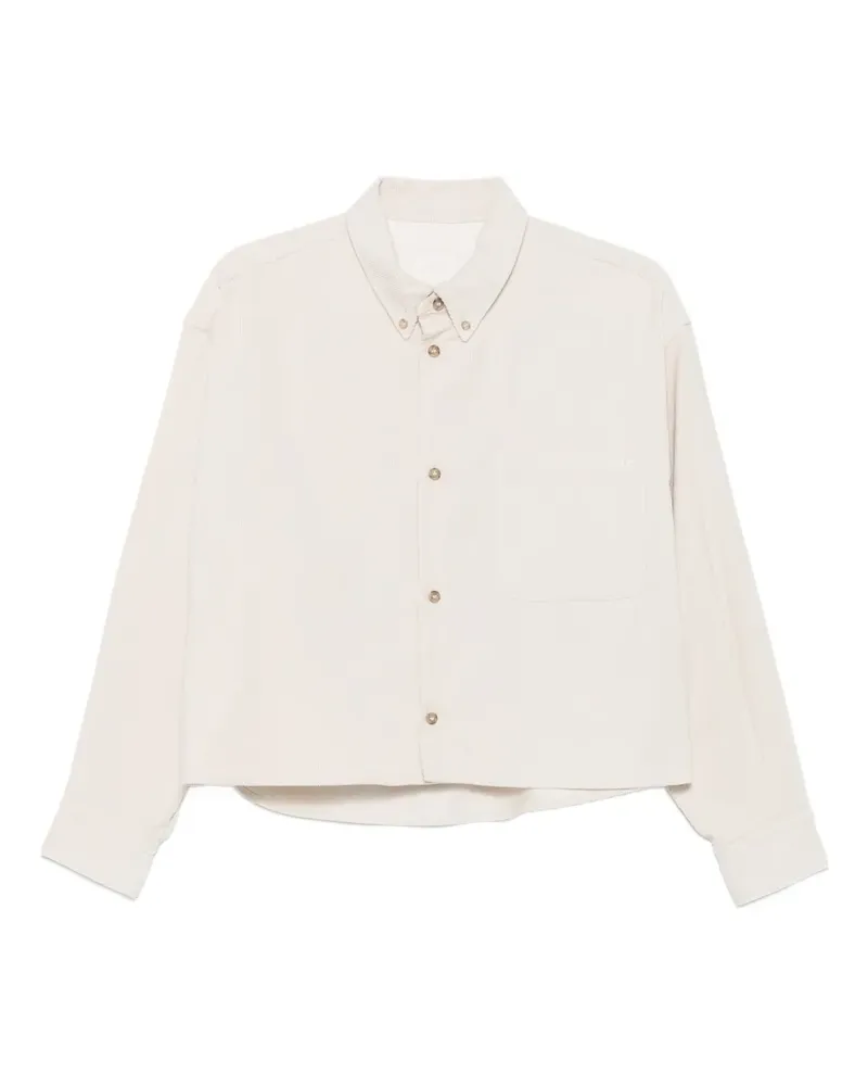 A.P.C. Sophia Hemd aus Cord - Nude Nude
