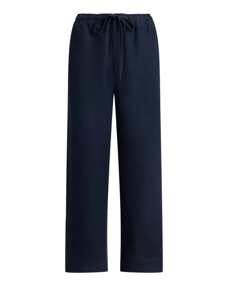 Ralph Lauren Leinenhose mit Kordelzug - Blau Blau