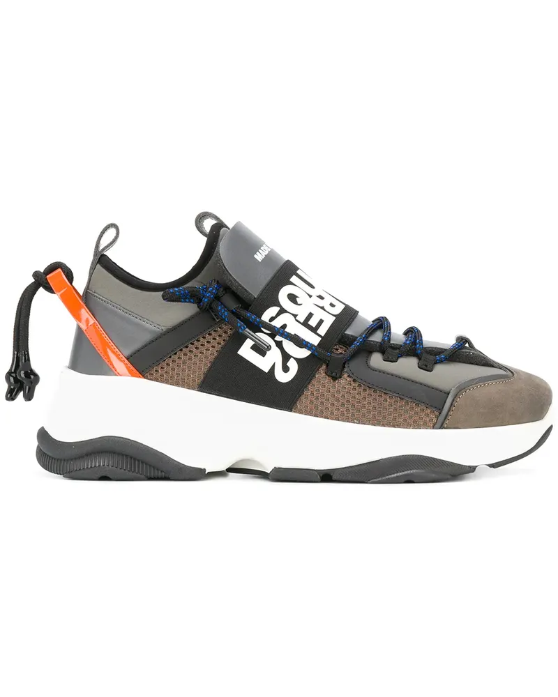 Dsquared2 Klassische High-Top-Sneakers - Grün Grün