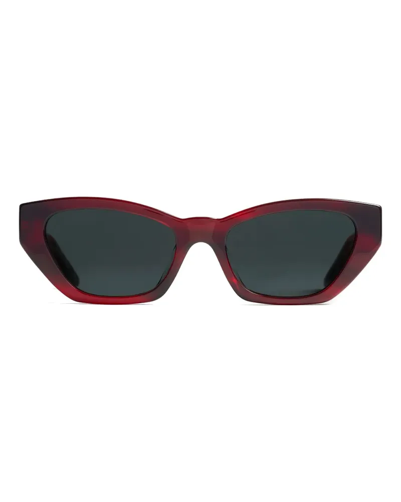 KHAITE Sonnenbrille mit geometrischem Gestell - Rot Rot