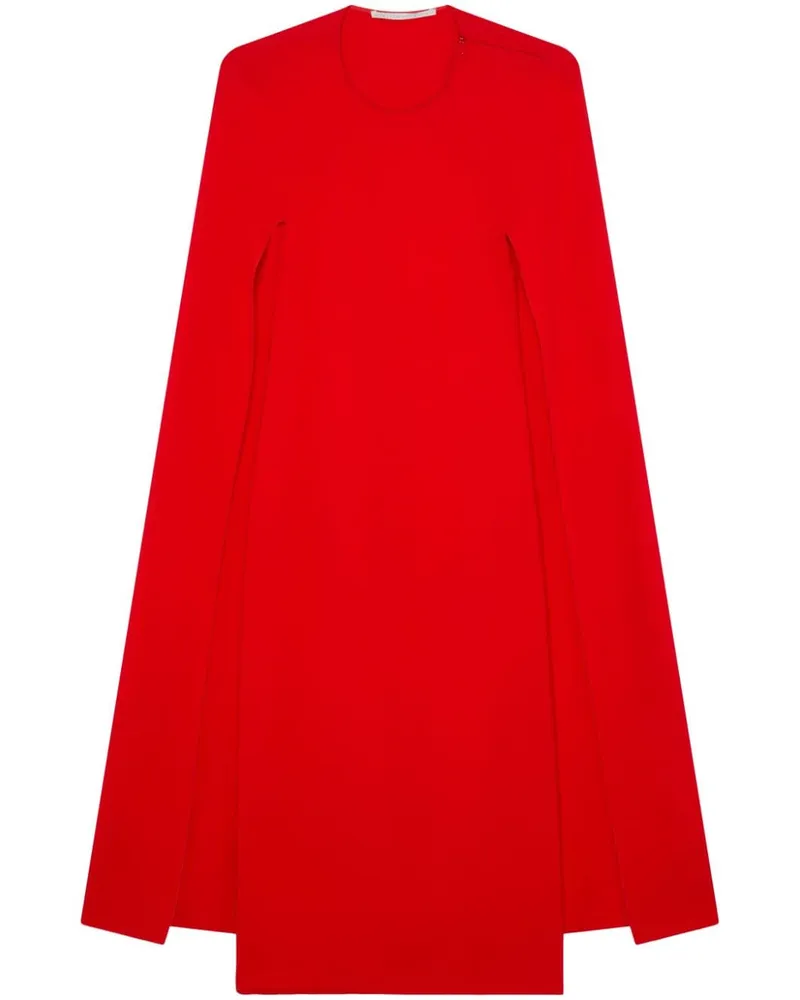 Stella McCartney Kleid mit rundem Ausschnitt - Rot Rot