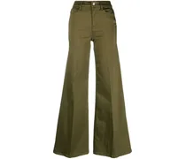 Weite Le Palazzo Jeans - Grün