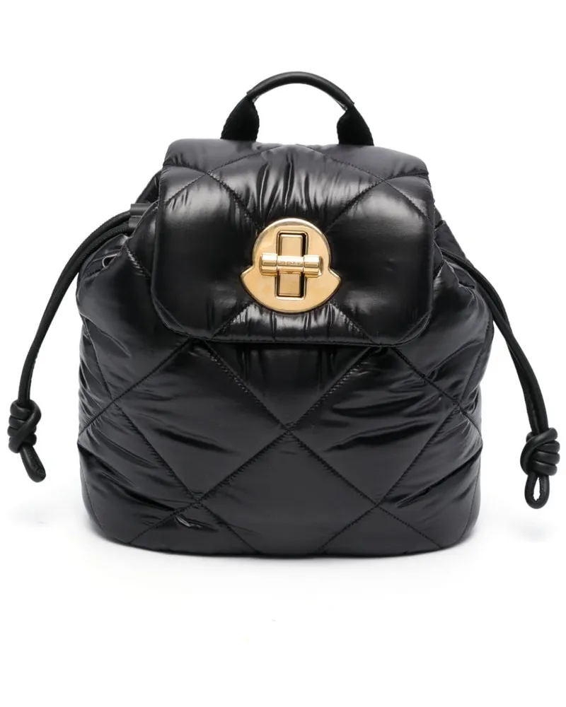 Moncler Gesteppter Puf Rucksack - Schwarz Schwarz
