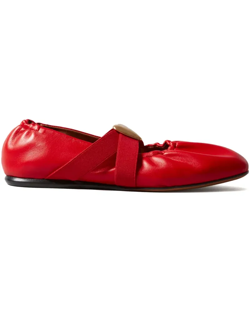 Claudie Pierlot Ballerinas mit Raffung - Rot Rot