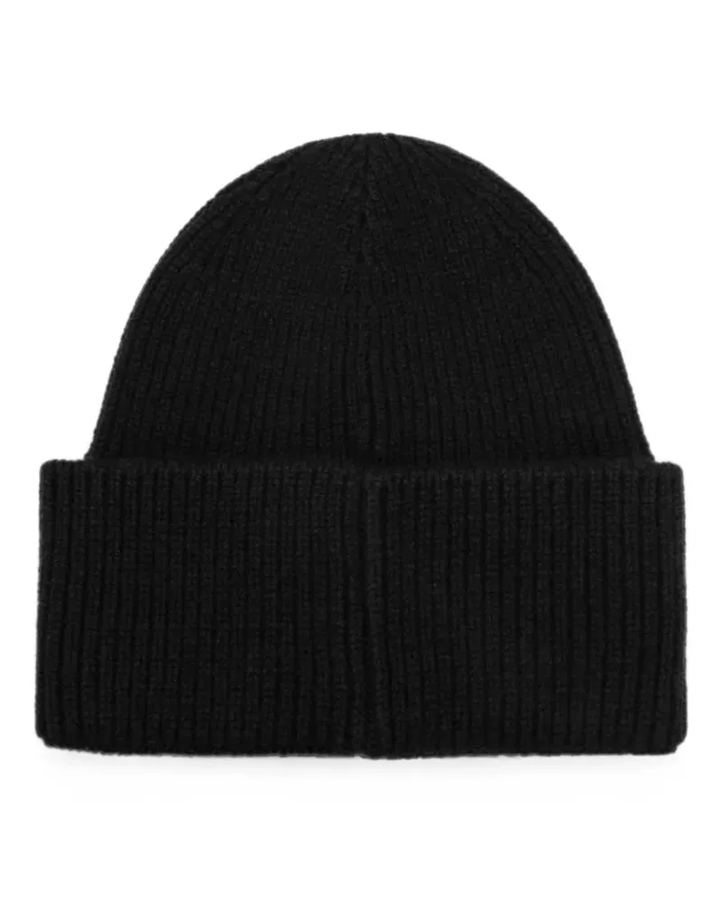 Destin ribbed-knit beanie hat - Schwarz Schwarz