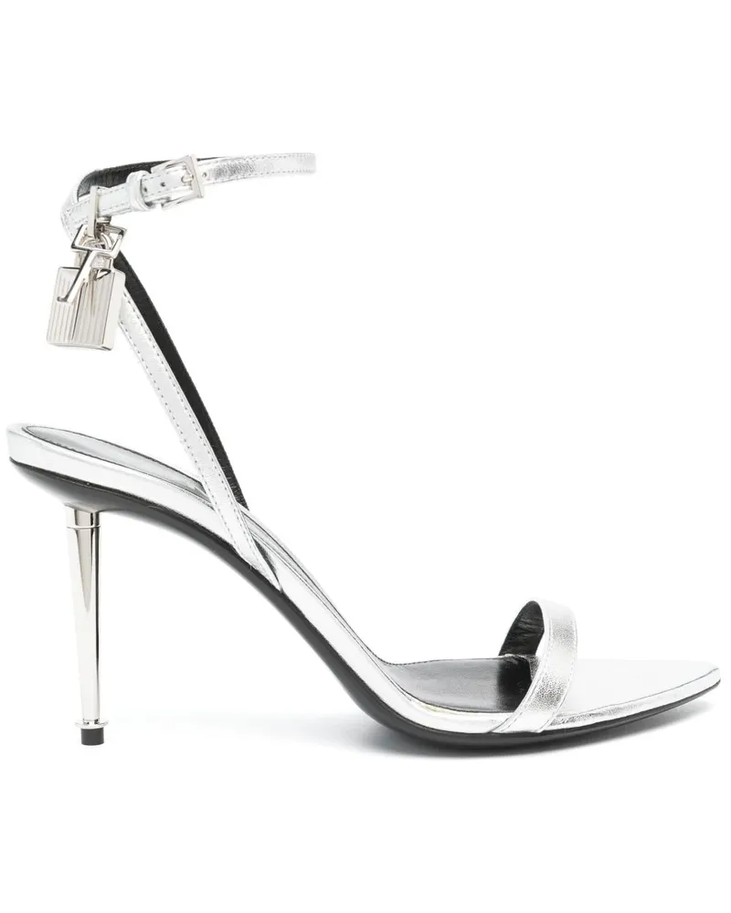 Tom Ford Sandalen 90mm - Silber Silber