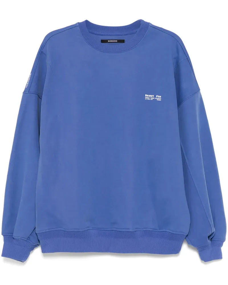 SONGZIO Painted Poetry Pullover - Blau Blau